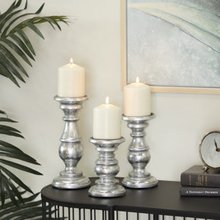 Silver sale candle holders